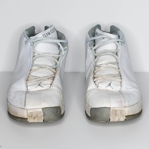 Air Jordan Men's Team Elite II Basketball Shoes Sneakers White Size 13 | AN - Picture 3 of 7